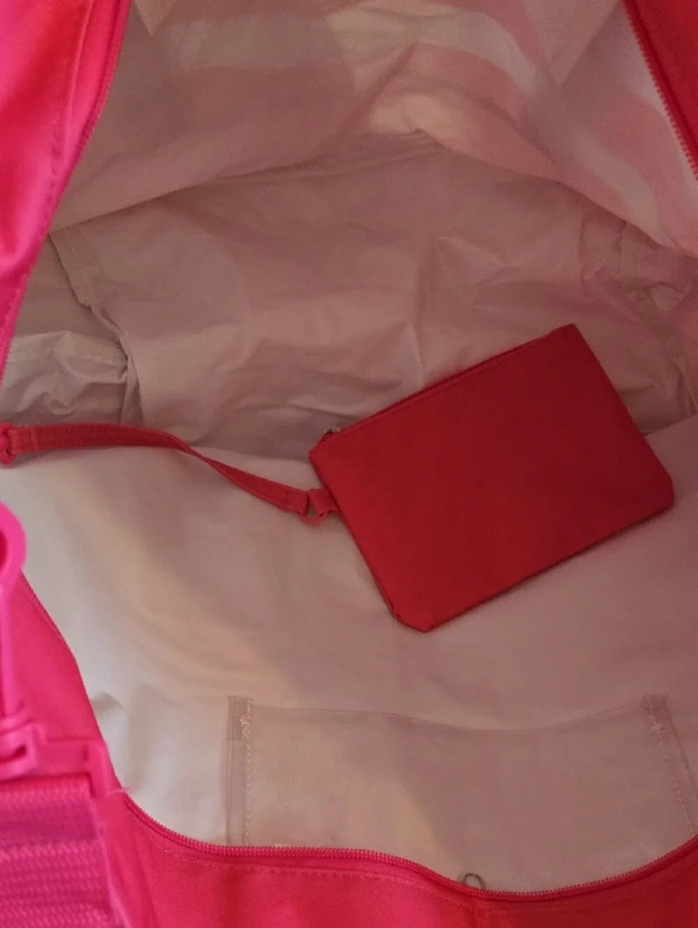 Pink and White Striped Women's Tote Bag - Beach-Ready Shoulder Bag, NWT.
